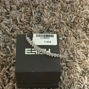 Silver Effy Diamond Bolo Bracelet